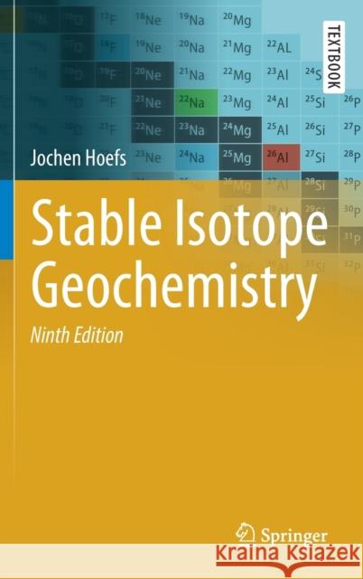 Stable Isotope Geochemistry Jochen Hoefs 9783030776916 Springer