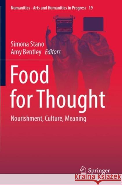 Food for Thought: Nourishment, Culture, Meaning Stano, Simona 9783030811174