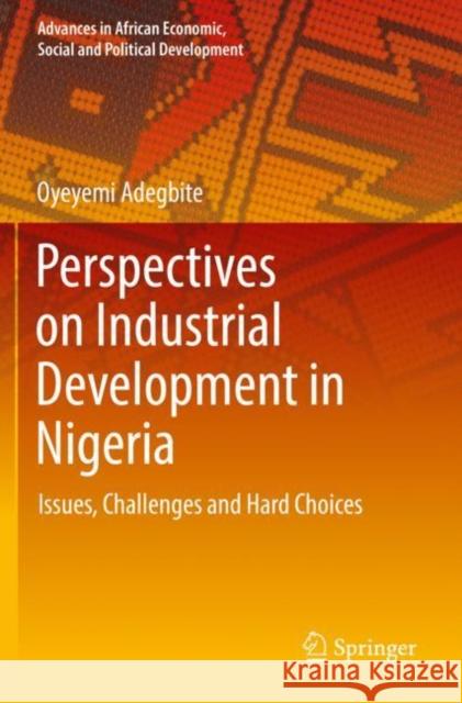 Perspectives on Industrial Development in Nigeria: Issues, Challenges and Hard Choices Oyeyemi Adegbite 9783030843779 Springer