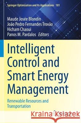 Intelligent Control and Smart Energy Management  9783030844769 Springer International Publishing