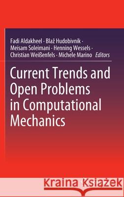 Current Trends and Open Problems in Computational Mechanics  9783030873110 Springer International Publishing