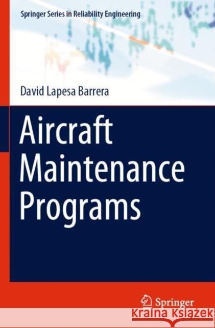 Aircraft Maintenance Programs David Lapes 9783030902650 Springer