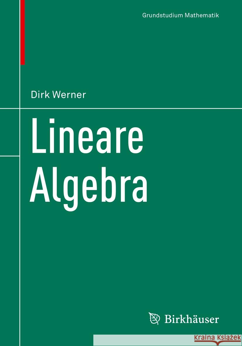 Lineare Algebra Dirk Werner 9783030911065