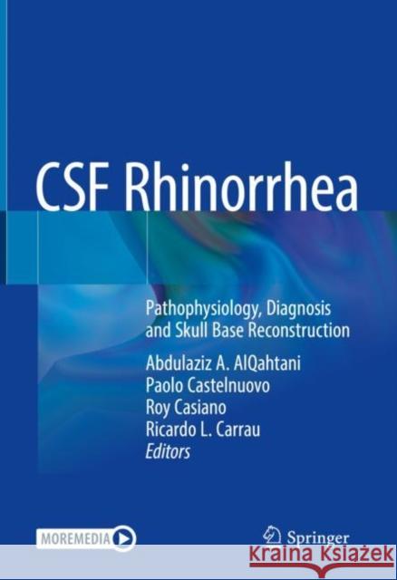 CSF Rhinorrhea: Pathophysiology, Diagnosis and Skull Base Reconstruction Abdulaziz A. Alqahtani Paolo Castelnuovo Roy Casiano 9783030947804 Springer