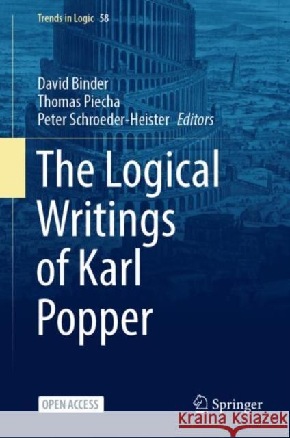 The Logical Writings of Karl Popper  9783030949259 Springer Nature Switzerland AG