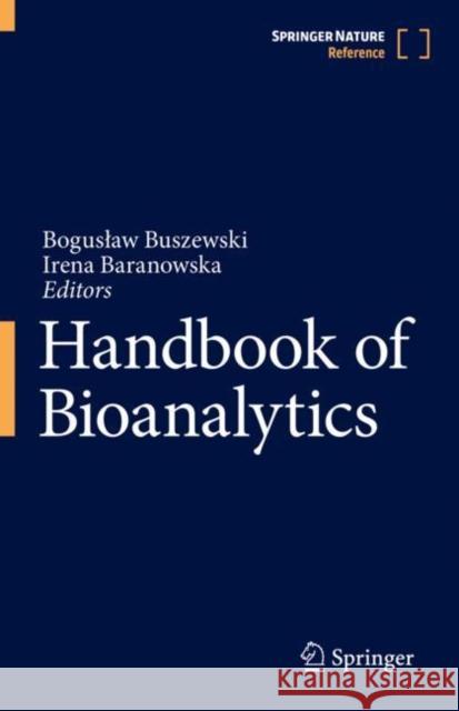 Handbook of Bioanalytics  9783030956592 Springer International Publishing