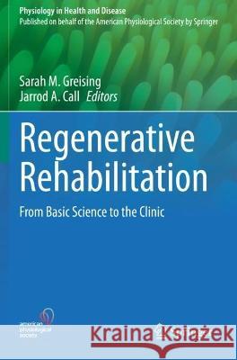 Regenerative Rehabilitation  9783030958862 Springer International Publishing