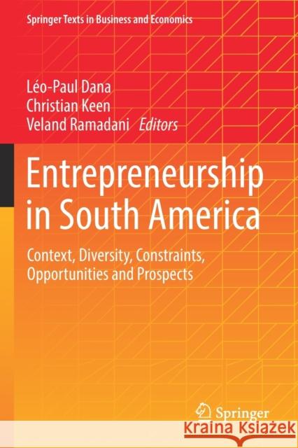 Entrepreneurship in South America  9783030970628 Springer Nature Switzerland AG