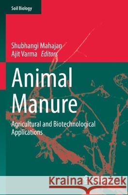 Animal Manure  9783030972936 Springer International Publishing
