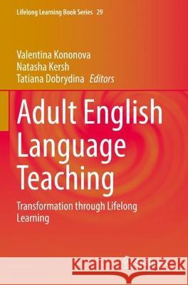 Adult English Language Teaching   9783030985684 Springer International Publishing