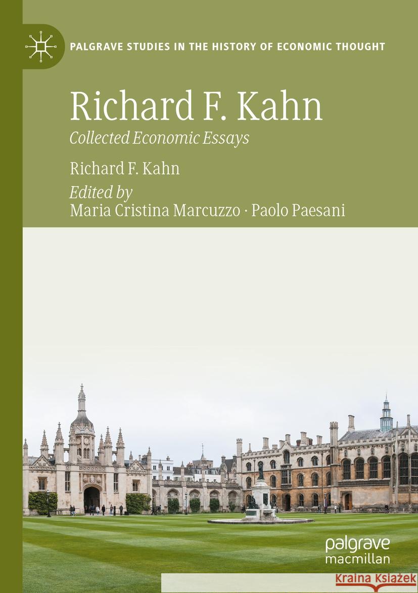 Richard F. Kahn  9783030985905 Springer International Publishing