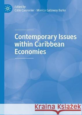 Contemporary Issues Within Caribbean Economies  9783030988647 Springer International Publishing