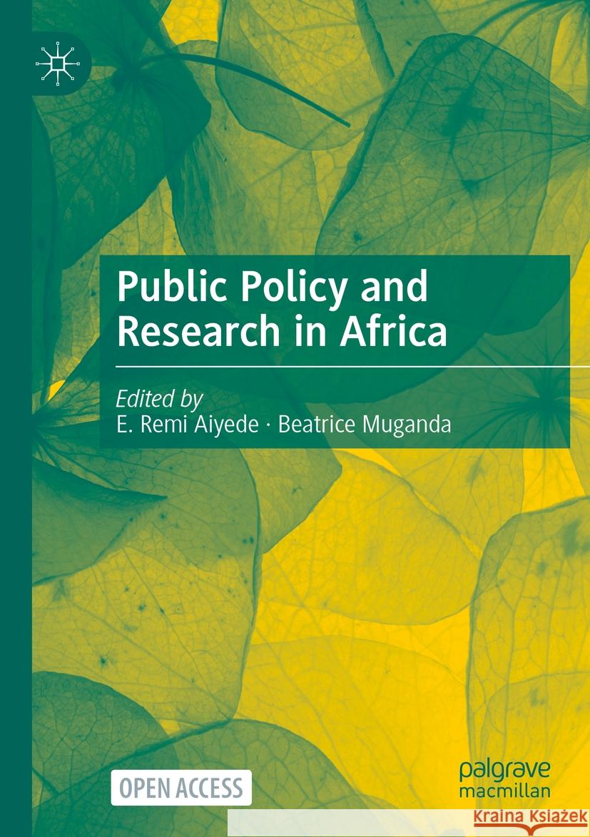 Public Policy and Research in Africa  9783030997267 Springer International Publishing