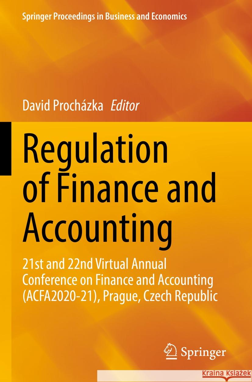 Regulation of Finance and Accounting  9783030998752 Springer International Publishing