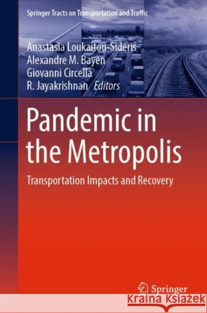 Pandemic in the Metropolis: Transportation Impacts and Recovery Loukaitou-Sideris, Anastasia 9783031001475 Springer International Publishing