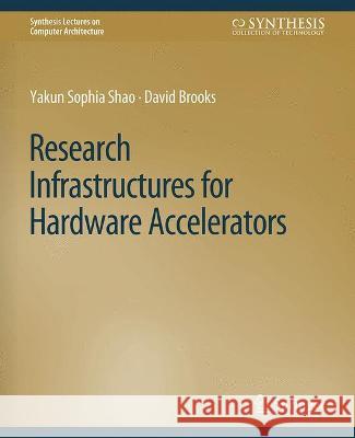 Research Infrastructures for Hardware Accelerators Yakun Sophia Shao David Brooks  9783031006227 Springer International Publishing AG
