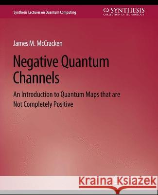 Negative Quantum Channels James M. McCracken   9783031013898 Springer International Publishing AG