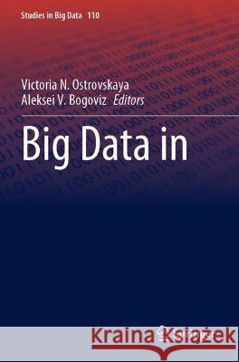 Big Data in the GovTech System  9783031049057 Springer International Publishing