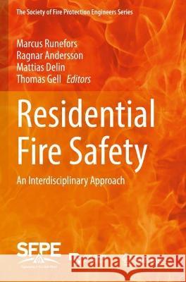 Residential Fire Safety  9783031063275 Springer International Publishing