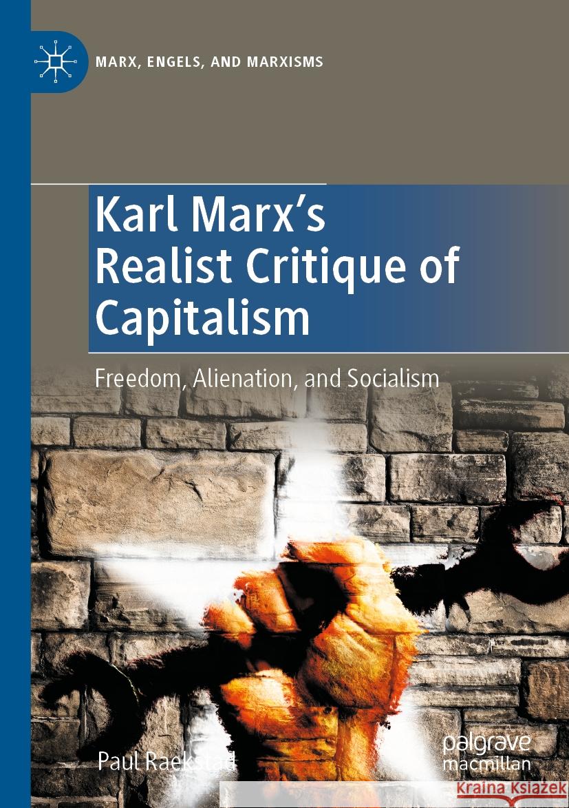 Karl Marx's Realist Critique of Capitalism Paul Raekstad 9783031063558 Springer International Publishing