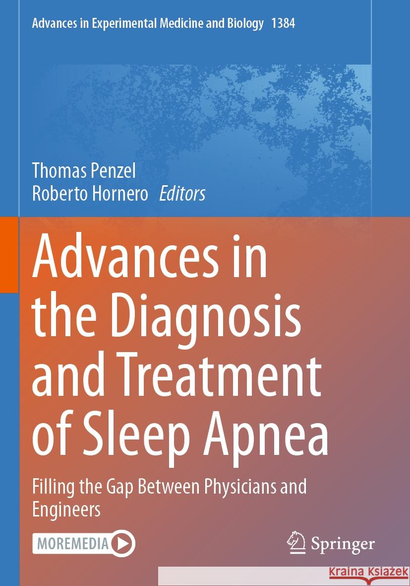 Advances in the Diagnosis and Treatment of Sleep Apnea   9783031064159 Springer International Publishing