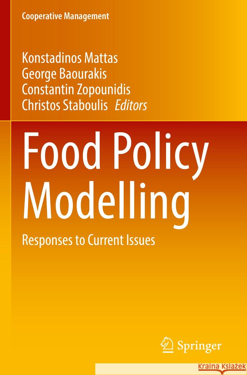 Food Policy Modelling   9783031083198 Springer International Publishing