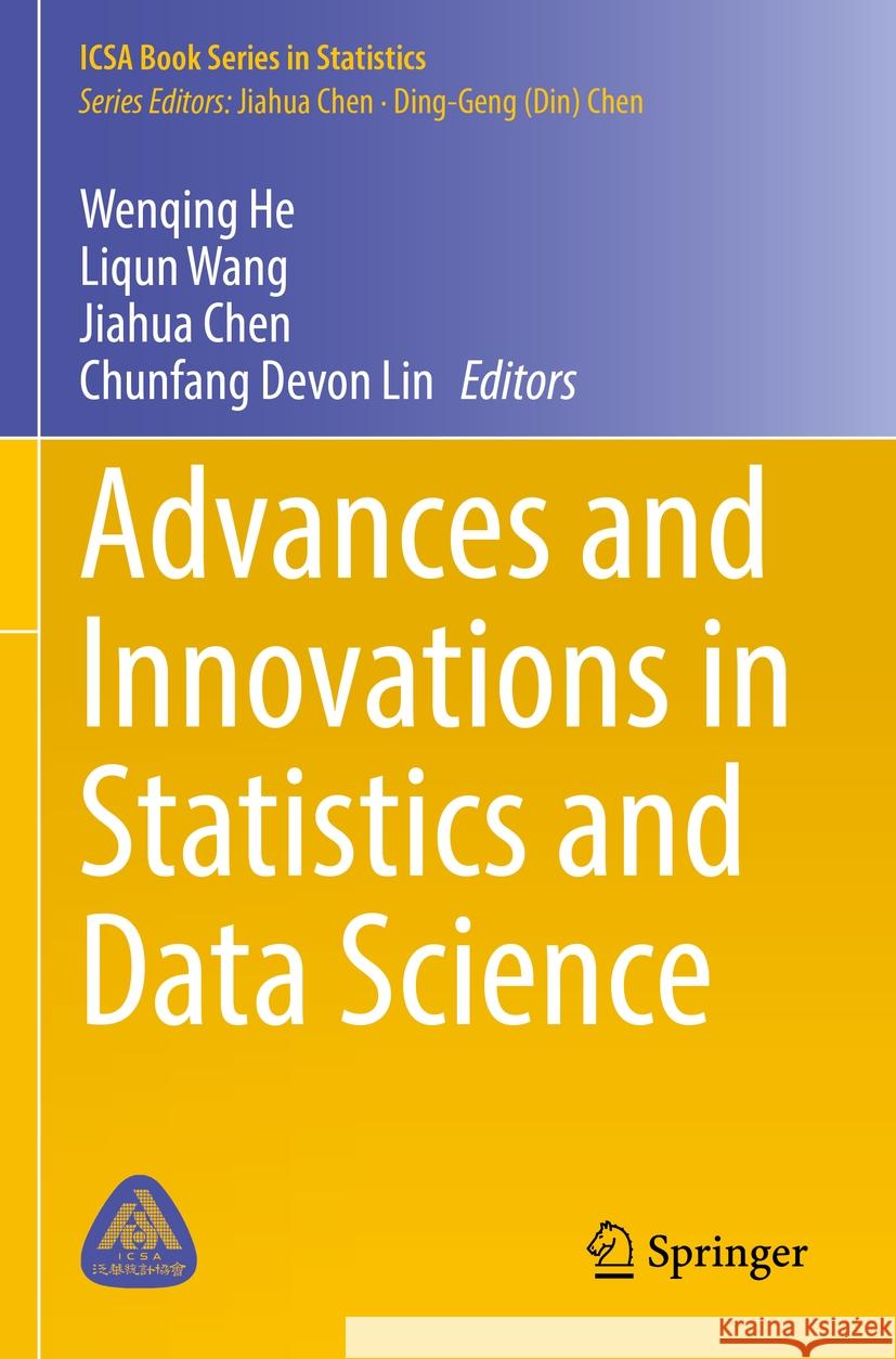 Advances and Innovations in Statistics and Data Science  9783031083310 Springer International Publishing