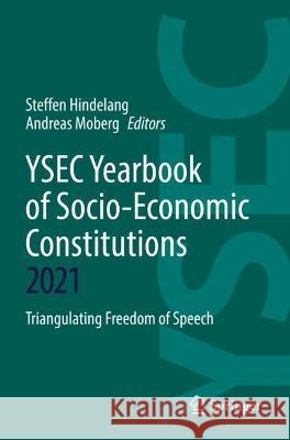 YSEC Yearbook of Socio-Economic Constitutions 2021  9783031085161 Springer International Publishing
