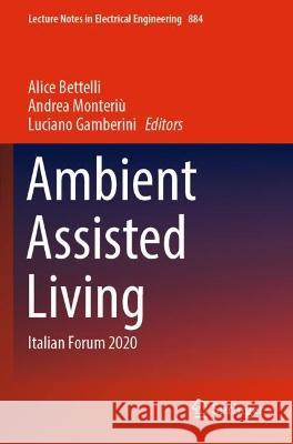 Ambient Assisted Living  9783031088407 Springer International Publishing