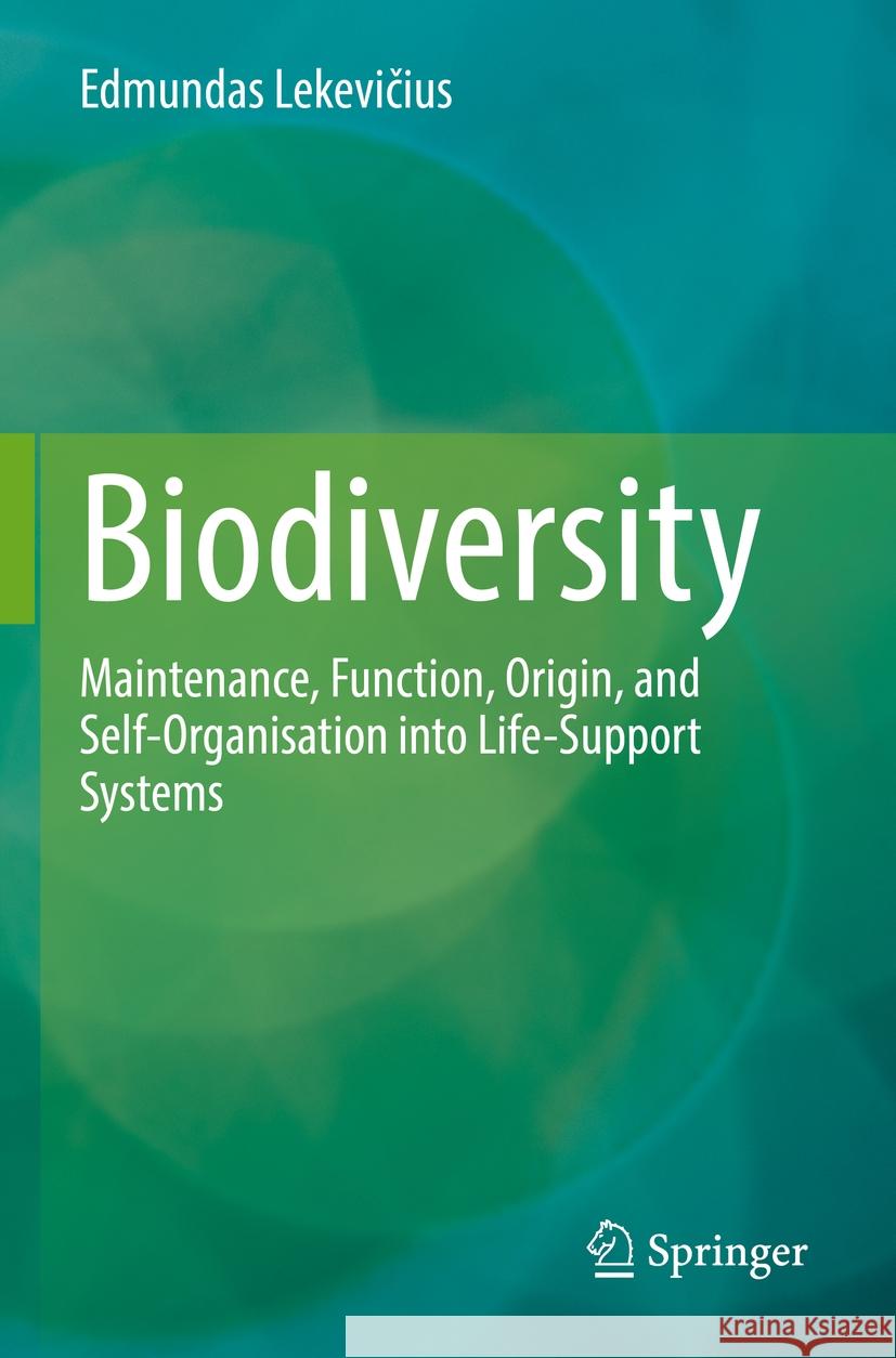 Biodiversity Edmundas Lekevičius 9783031115844 Springer International Publishing