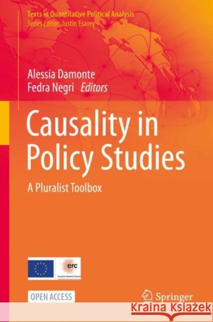 Causality in Policy Studies: a Pluralist Toolbox Alessia Damonte Fedra Negri 9783031129810 Springer