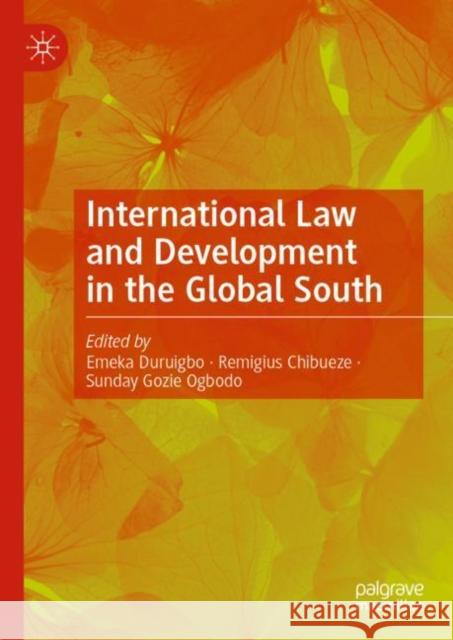 International Law and Development in the Global South Emeka Duruigbo Remigius Chibueze Sunday Gozi 9783031137402 Palgrave MacMillan