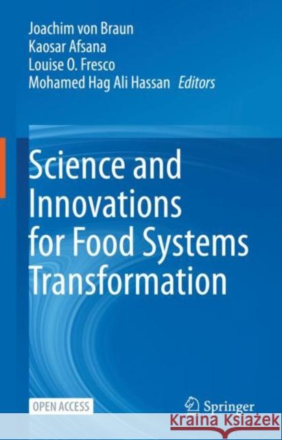 Science and Innovations for Food Systems Transformation Joachim Vo Kaosar Afsana Louise Fresco 9783031157028 Springer
