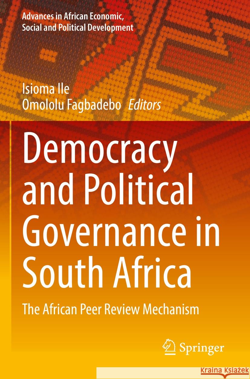 Democracy and Political Governance in South Africa  9783031163159 Springer International Publishing