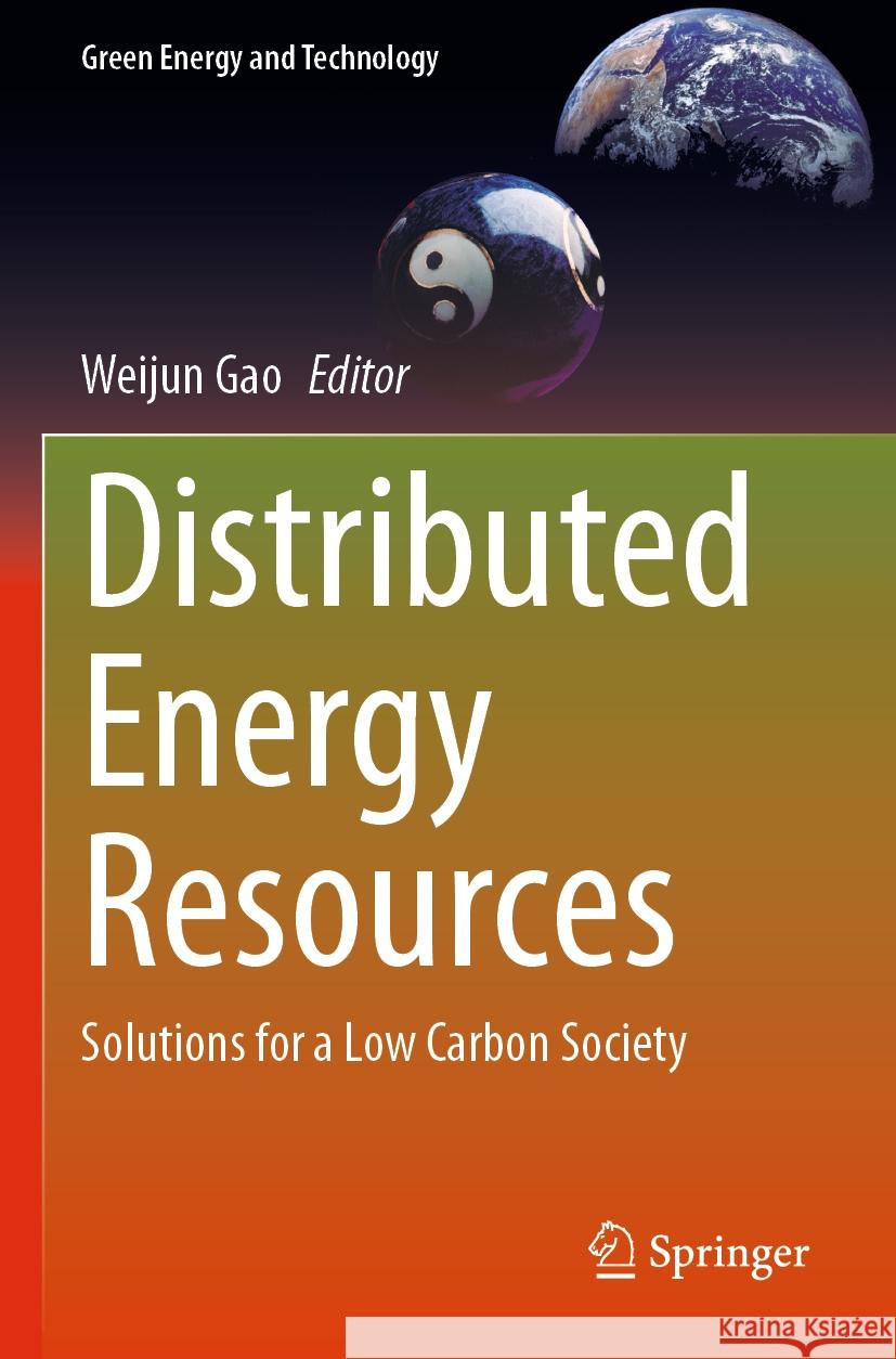 Distributed Energy Resources  9783031210990 Springer International Publishing