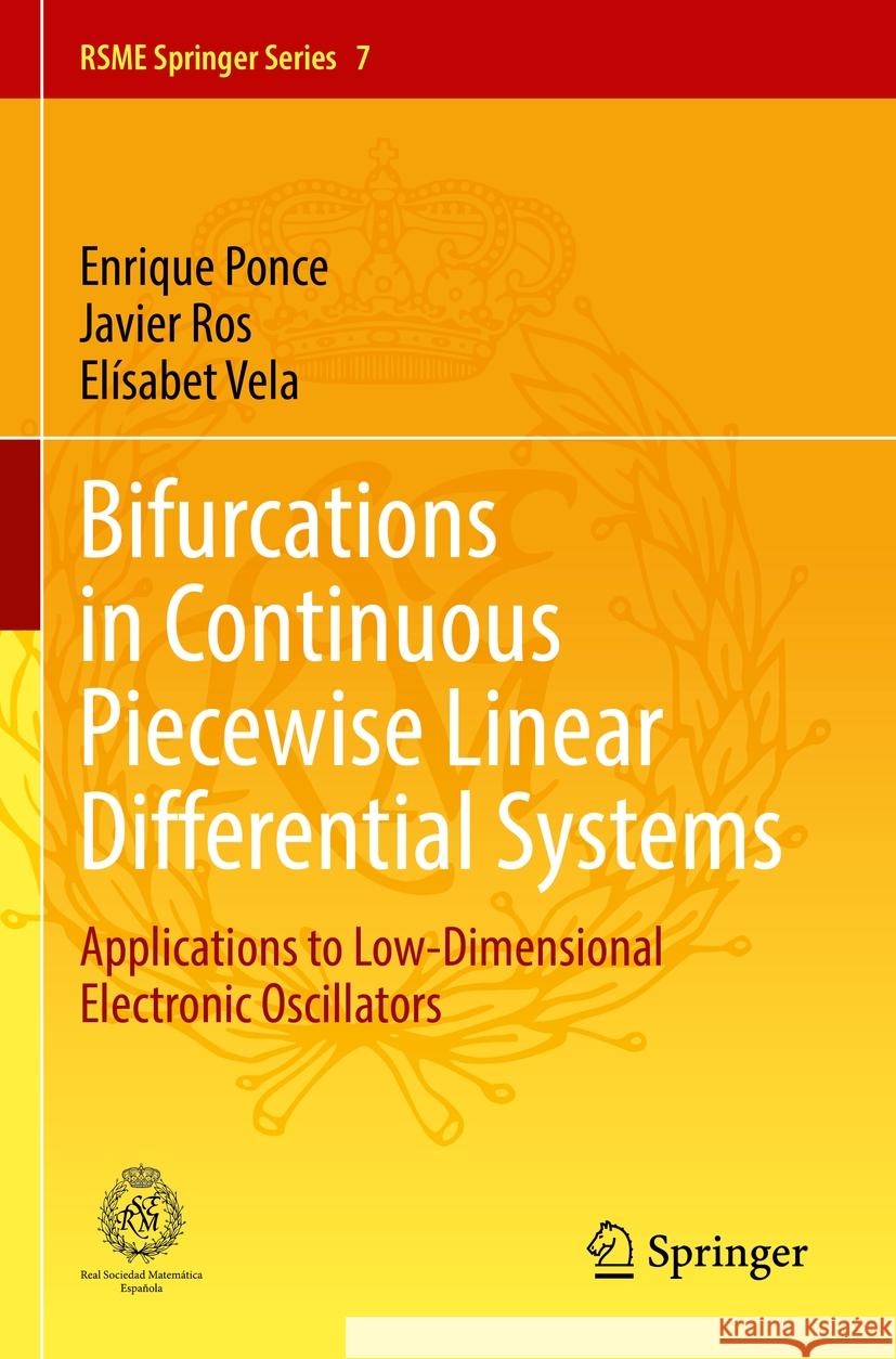 Bifurcations in Continuous Piecewise Linear Differential Systems Enrique Ponce, Javier Ros, Elísabet Vela 9783031211379 Springer International Publishing