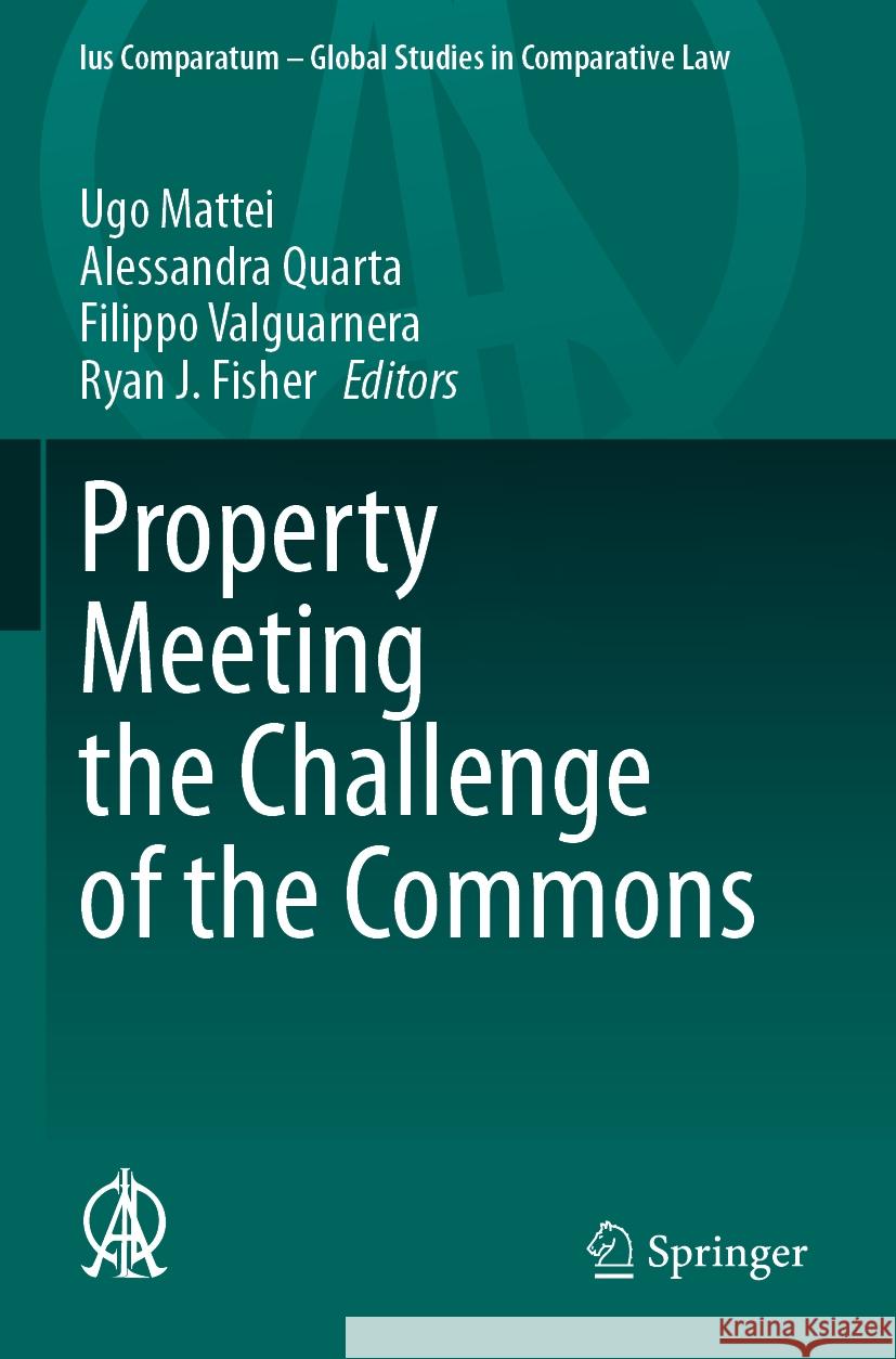 Property Meeting the Challenge of the Commons  9783031252204 Springer International Publishing