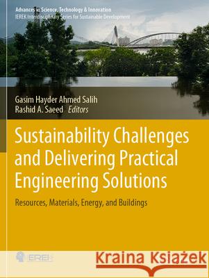 Sustainability Challenges and Delivering Practical Engineering Solutions  9783031265822 Springer International Publishing