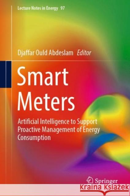 Smart Meters: Artificial Intelligence to Support Proactive Management of Energy Consumption Djaffar Oul 9783031275555 Springer