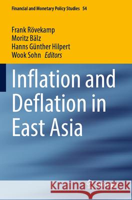 Inflation and Deflation in East Asia  9783031279515 Springer Nature Switzerland