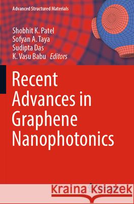 Recent Advances in Graphene Nanophotonics  9783031289446 Springer Nature Switzerland