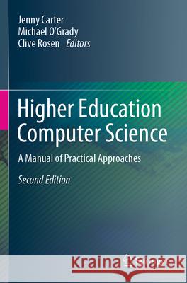 Higher Education Computer Science  9783031293887 Springer International Publishing