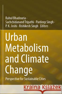 Urban Metabolism and Climate Change  9783031294242 Springer International Publishing