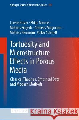 Tortuosity and Microstructure Effects in Porous Media: Classical Theories, Empirical Data and Modern Methods Lorenz Holzer Philip Marmet Mathias Fingerle 9783031304767