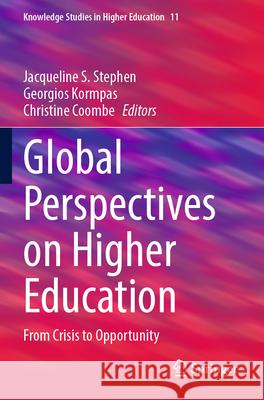Global Perspectives on Higher Education  9783031316487 Springer International Publishing