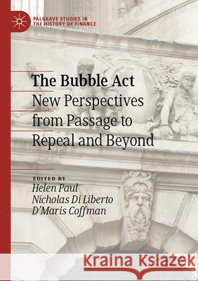 The Bubble Act  9783031318962 Springer International Publishing