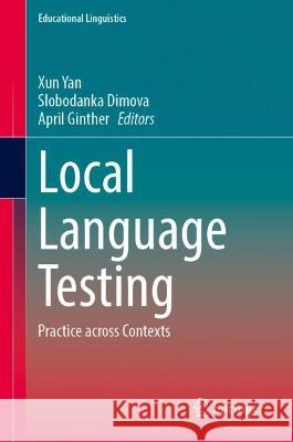 Local Language Testing  9783031335402 Springer International Publishing