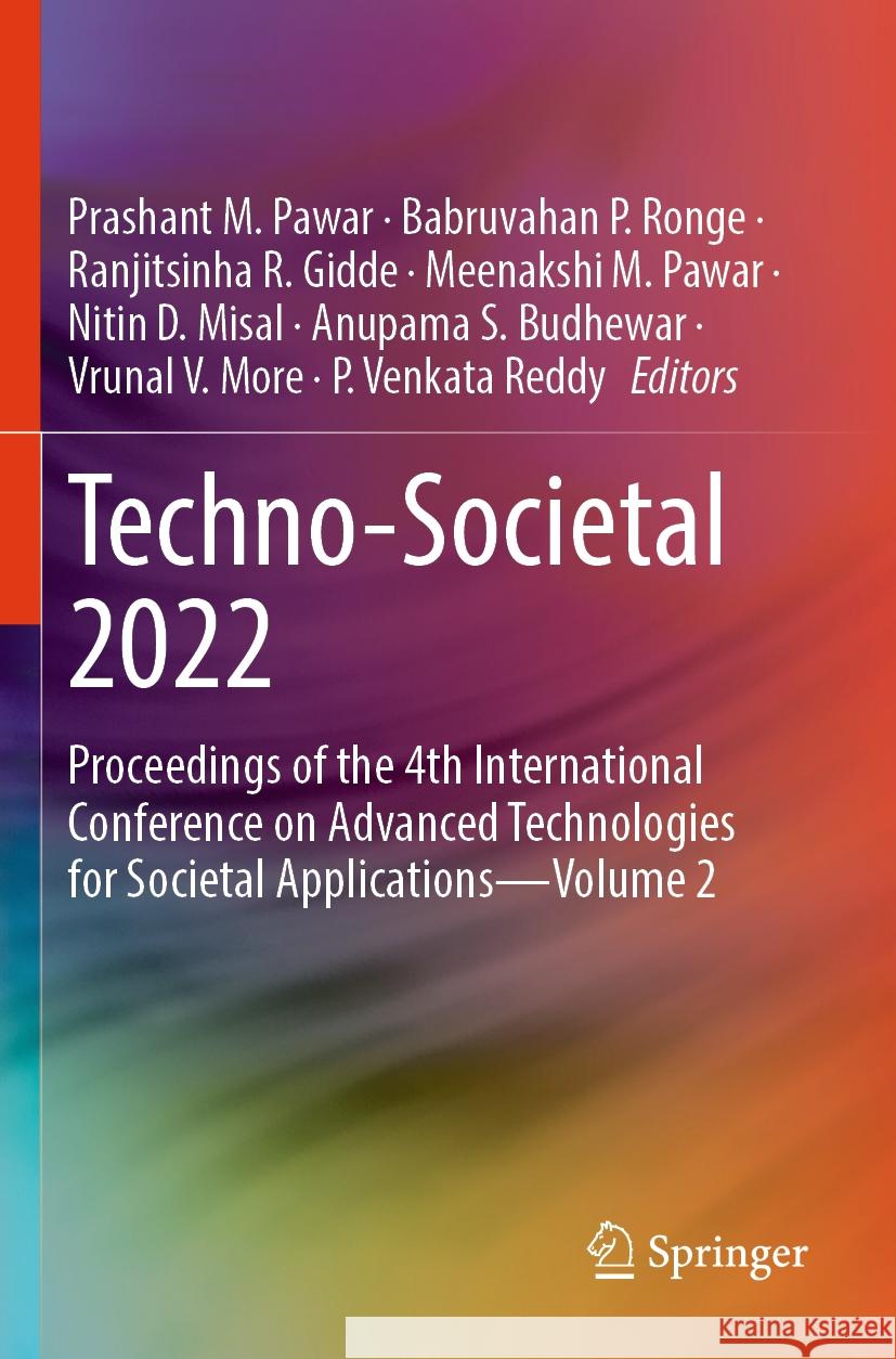 Techno-Societal 2022  9783031346507 Springer International Publishing