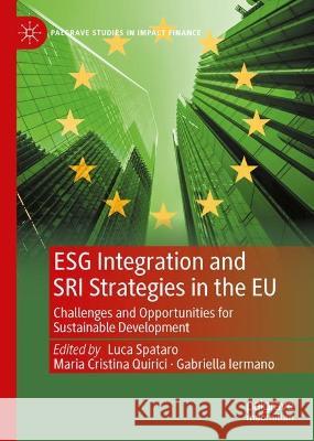 ESG Integration and SRI Strategies in the EU  9783031364563 Springer Nature Switzerland