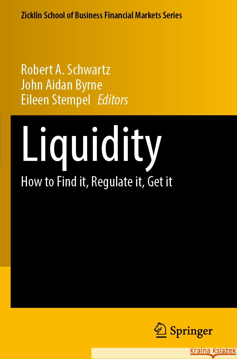 Liquidity  9783031369162 Springer